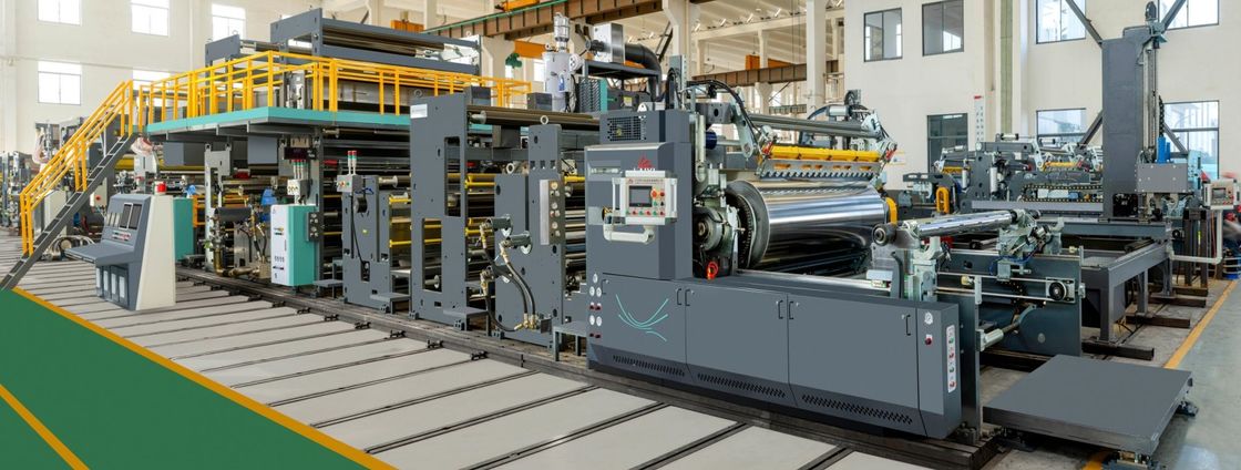 ความเร็วการผลิต 300M / นาที เครื่องลามินชั่นกระดาษถ้วยสองด้าน extrusion